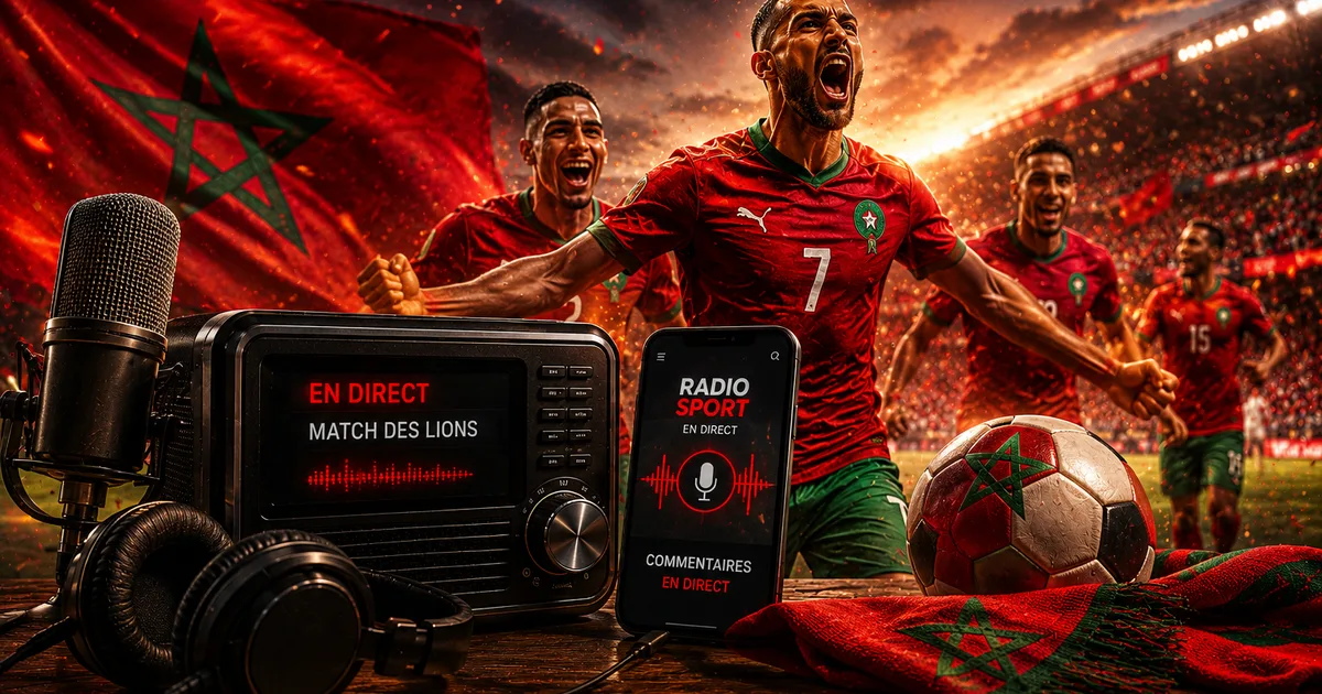 Lions de l'Atlas : comment suivre les prochains matchs en direct à la radio