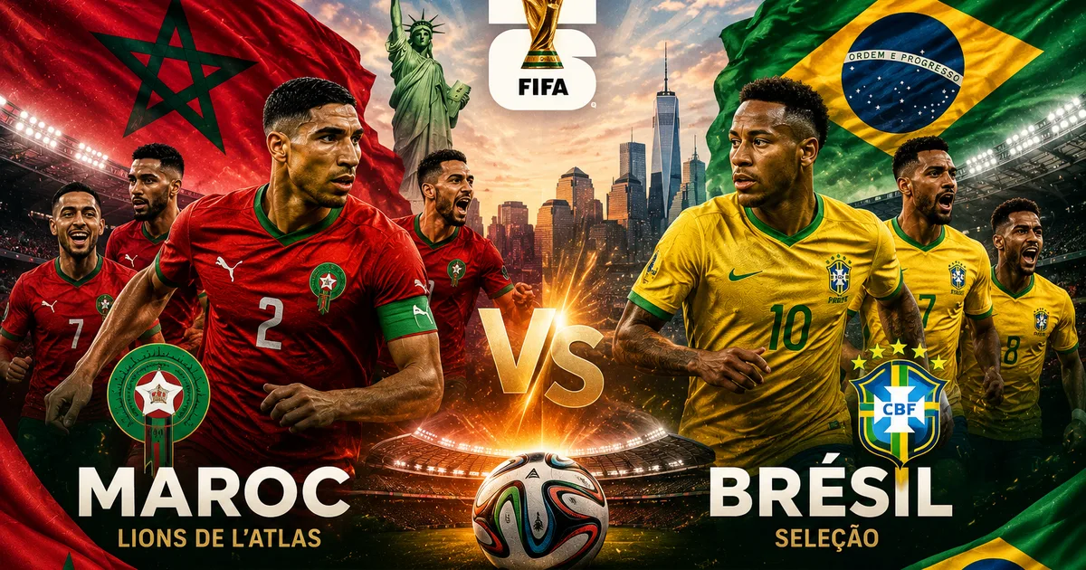 Mondial 2026 : les Lions de l'Atlas entament leur campagne face au Brésil